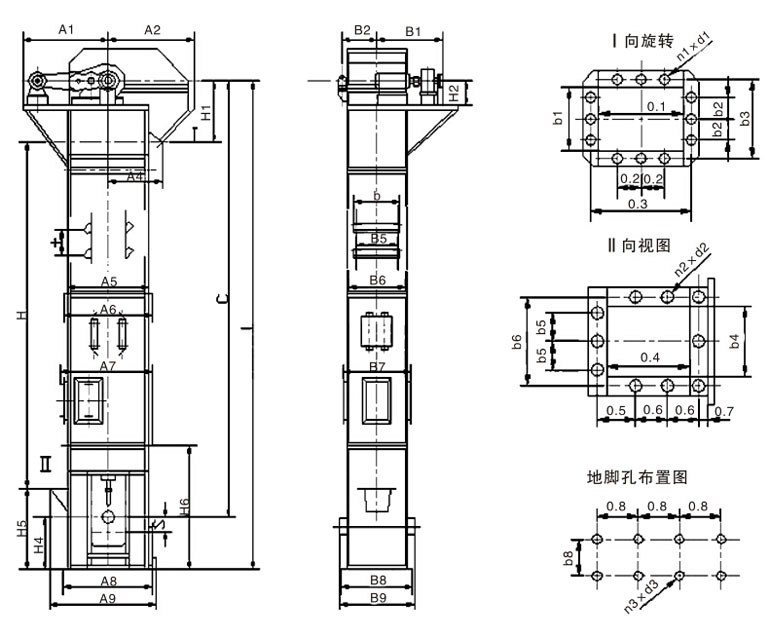 TD型斗式提升机